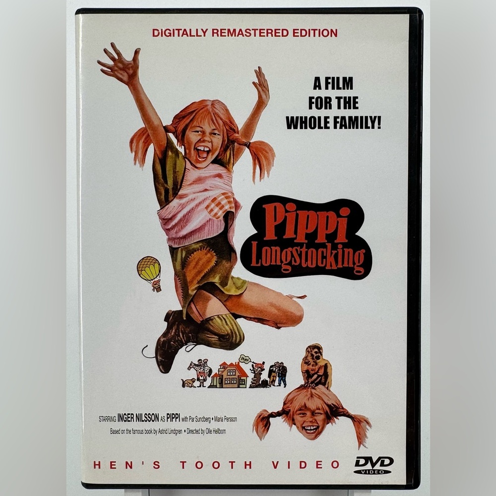 Pippi Longstocking on DVD. 1969 Version. Digitally Remastered.